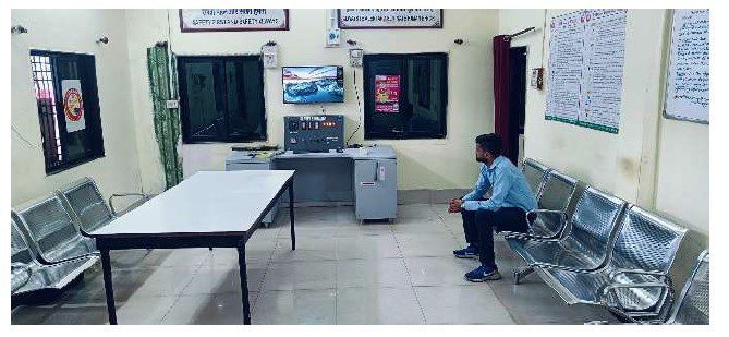 क्रू बुकिंग लॉबी की सुरक्षा 