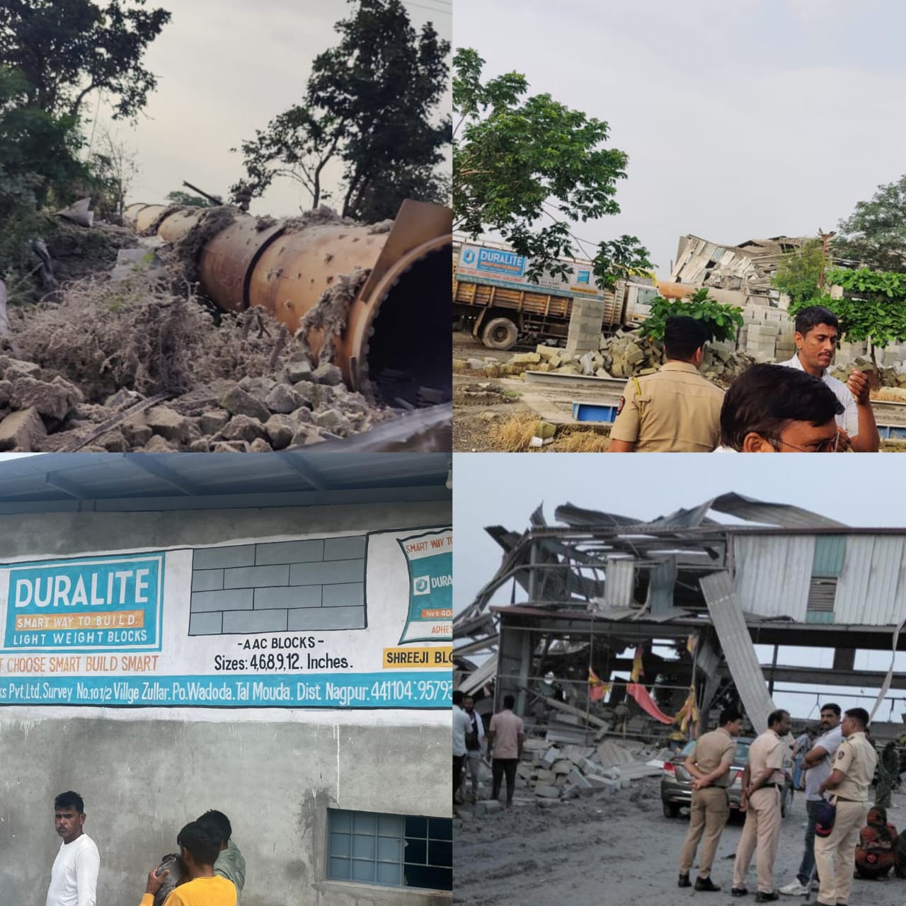 नागपुर के ईंट भट्टे में फटा बॉयलर