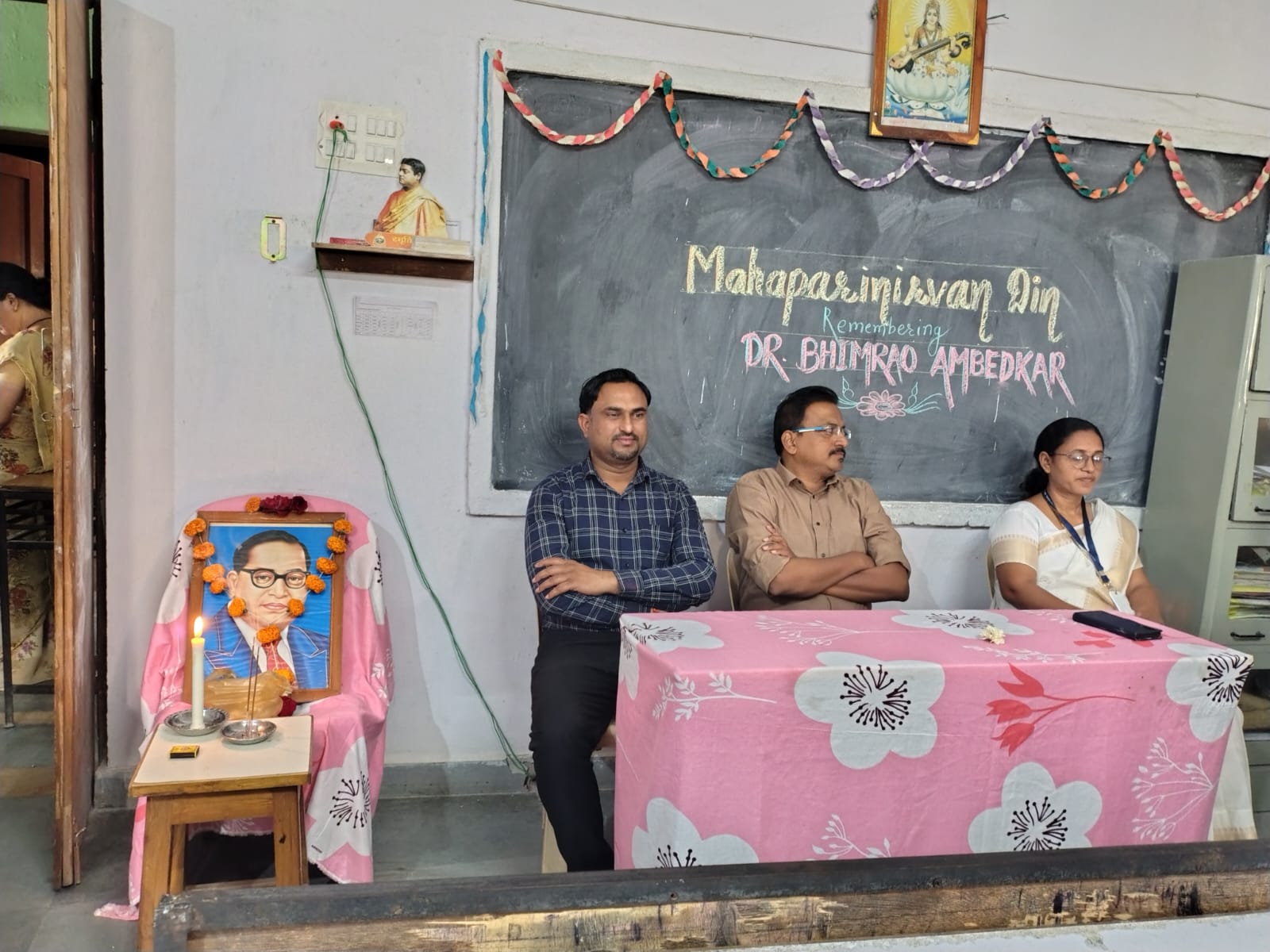लाखोटिया भुताड़ा सीबीएसई स्कूल में महापरिनिर्वाण दिवस मनाया गया