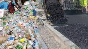 उपराजधानी नागपुर में प्लास्टिक और कचरे से बनाई जा रही सड़क