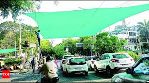 नागपुर शहर में हीट स्ट्रोक, अब चौराहों पर लगेगी ग्रीन शेड नेट